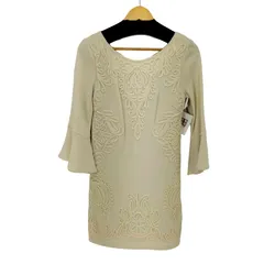 ダイアグラムグレースコンチネンタル Diagram GRACE CONTINENTAL アクリル混 ウール デザイン ニット ワンピース レディース JPN：36 