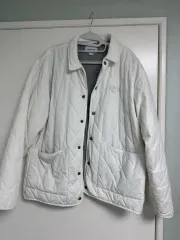 ディスイズネバーザット キルティングジャケット アイボリー XL
