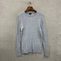 ユニクロ カジュアル ケーブル編み カシミア ニット セーター M A02784