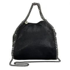 美品 Stella McCartney ステラマッカートニー ファラベラ 371223 W9132 ショルダーバッグ ポリエステル ブラック レディース 2WAY【中古】【送料無料】