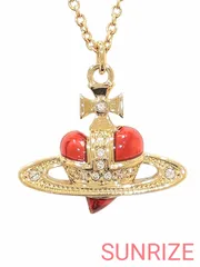 Vivienne Westwood ヴィヴィアンウエストウッド ディアマンテ ハートオーブ ネックレス【T354】