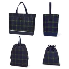 COLORFUL CANDY STYLE 新品  入園入学4点セット [2026春モデル] 撥水タイプ タータンチェック・ダークグリーン