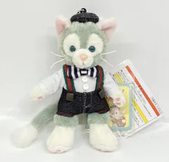 東京ディズニーシー ぬいぐるみバッジ Duffy and Friends ジェラトーニ(デニム/白シャツ/サスペンダー) 2016