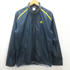 H■アディダス/adidas ウインドブレーカージャケット トレーニングウェア【L】灰色/MENS■39【中古】