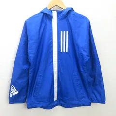 H■アディダス/adidas DZ1828 トレーニングウェア WND ジャケット【160】水色/KIDS■32【中古】