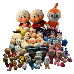 ★  アンパンマン あんぱんまん ぬいぐるみ まとめ 小物 ばいきんまん こきんちゃん ドキンちゃん 等 おもちゃ 現状品 3.9kg