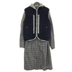 美品☆CLANE クラネ 2WAYリバーシブル ミリタリーロングボアコート1