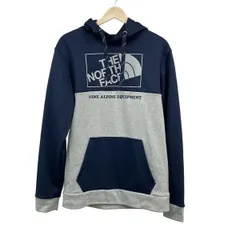 THE NORTH FACE(ノースフェイス) パーカー サイズL メンズ美品  - ダークネイビー×グレー 長袖