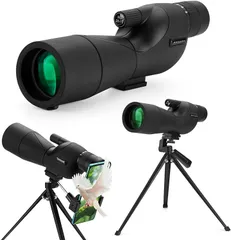 Akeyda 25-75X60mm フィールドスコープ 望遠鏡 高倍率 望遠レンズ スポッティングスコープ バードウォッチング 単眼望遠鏡 野鳥観察 星空観察のサムネイル