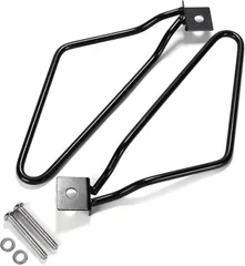 ナキラ(Nakira) サイドバッグサポート 汎用 サドルバッグサポート バイク 左右 2個セット (ブラック)