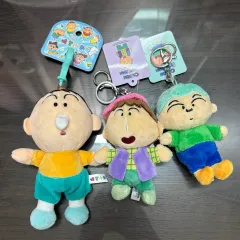 まとめ売り) クレヨンしんちゃん マサオくん ボーちゃん 鼻水 振動 ぬいぐるみ キーホルダー