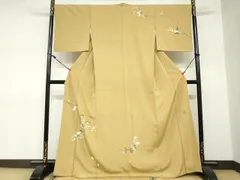 〈着物のみ〉単衣　色無地　夏着物　正絹　作家物　成竹登茂男　加賀友禅　J5 華やかな＜成竹登茂男＞作 本場加賀友禅 枝花模様訪問着 - メルカリ