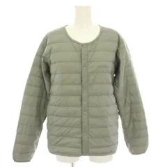 モンベル Montbell ビーミングバイビームス B:MING by BEAMS スペリオダウンラウンドネックジャケット ダウンジャケット アウター ロゴ刺繍 XS グレー 1601112 /YT