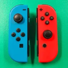 【動作確認済み】【純正品】Switch Joy-Con ブルー/ネオンレッド ジョイコン コントローラー 任天堂 スイッチ ニンテンドー 1K