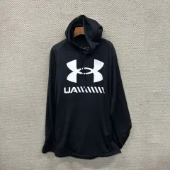 アンダーアーマー カジュアル ビックロゴ オーバーサイズ ロング フーディー Tシャツ 2XLA02788