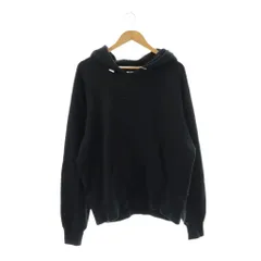 ナイキ NIKE プルオーバーパーカー スウェット ロゴ刺繍 XL 黒 ブラック /AT ■OS