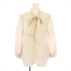 ロペピクニック ROPE Picnic シアーリボンブラウス GDH13170 シャツ 長袖 38 ベージュ /KU ■MT