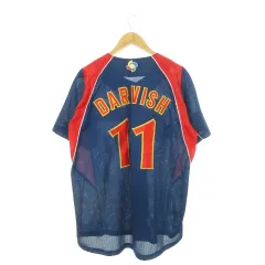ミズノ MIZUNO 2009年 WORLD BASEBLL CLASSIC WBC 日本代表 ユニフォーム #11 ダルビッシュ有  ゲームシャツ 半袖 野球 大きいサイズ O-XO 紺 ネイビー /MN20 ■GY11