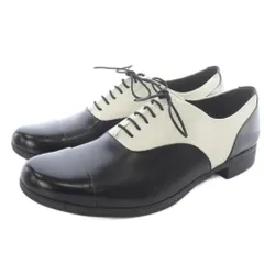 トラベルシューズ バイ ショセ TRAVEL SHOES by chausse ストレートチップレースアップシューズ バイカラー レザー 40 白