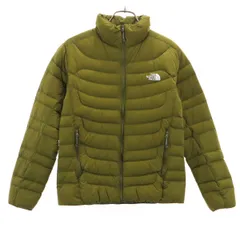 THE NORTH FACE ザノースフェイス ダウンジャケット S カーキ アウトドア NYW81812 レディース 古着