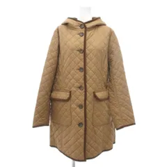 エヴェックス バイ クリツィア EVEX by KRIZIA キルティング 中綿ジャケット コート 44 ブラウン 茶 フード付き /YJ