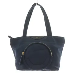 アニヤハインドマーチ ANYA HINDMARCH スマイリー トートバッグ ハンドバッグ ナイロン 紺 ネイビー /AN4のサムネイル