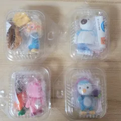 ポロロサプライズバッグ2 スイートフード 4種まとめ(ポロロ、モンキー・D・ルフィ、ポビー、ペティ)