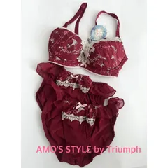 【新品】 AMO'S STYLE by Triumph　アモスタイルバイトリンプ　ブラジャー＆ショーツ2枚  セット　E65/M    送料込み　6461245