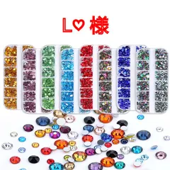 【L♡‬ 様】　高分子ストーン　ミルキーストーン　デコストーン　デコうちわ　ラインストーン