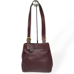 極美品　COACH オールドコーチ　ショルダーバッグ　ブラウン　レザー　本革