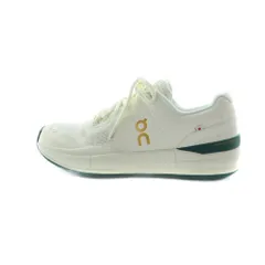 ビームス BEAMS オン On コラボ The Roger Pro Ivory Evergreen スニーカー シューズ 靴 ロゴ レザー US8.5 26.5cm 白 ホワイト 3ME10412491 /MQのサムネイル