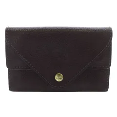 イルビゾンテ コンパクトウォレット 財布 二つ折り 小銭入れ ロゴ 茶色