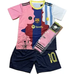 140cm　メッシ　記念版　新モデル　レプリカユニフォーム　ソックス付き3点