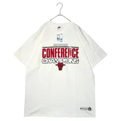 NIKE(ナイキ) 1998 EASTERN CONFERENCE CHAMPIONS Chicago Bulls Tee シカゴ ブルズ Tシャツ L ホワイト 90’s 90年代 ヴィンテージ デッドストック NBA