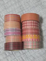 ダイアリーデコ用 CHECK マスキングテープ セット