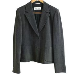 Max Mara マックスマーラ ミントグリーン　テーラードジャケット Olimpia Jacket in Chevron linen, water | Max Mara