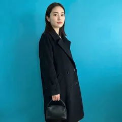 アルトカポット カシミヤロングコート ブラック9R 高級素材 ゆったり ダブル