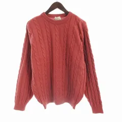 パーリーゲイツ PEARLY GATES ケーブルニット セーター プルオーバー クルーネック 長袖 M ピンク 053-270084 /ROのサムネイル