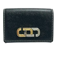 MARC JACOBS(マークジェイコブス) 3つ折り財布 ザ Jリンク M0017023 黒 レザー