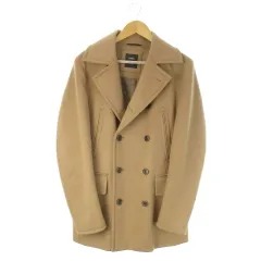 ヒューゴボス HUGO BOSS TAILORED Pコート ピーコート ダブル 48 M ベージュ /AO12 ■GY18のサムネイル