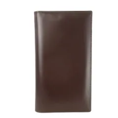 エッティンガー ETTINGER 長財布 ロングウォレット 小銭入れなし 二つ折り コードバン レザー 革 茶 ブラウン /CK33 ■GY18のサムネイル
