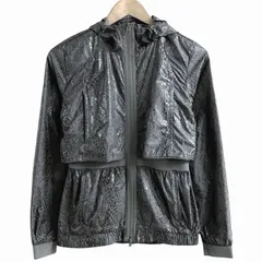 adidas by Stella McCartney アディダス バイ ステラマッカートニー  レオパード柄 レイヤード ブルゾン パーカー ジャケット  S
