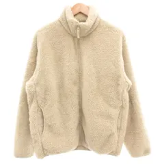 ユニクロ UNIQLO 19AW ファーリーフリースフルジップジャケット ブルゾン オフホワイト L 341-418712 /GV