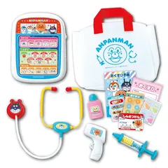 おしゃべりがいーっぱい♪電子カルテ アンパンマンDXおいしゃさんセット 1