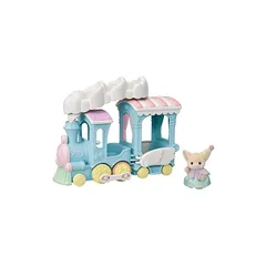 シルバニアファミリー ゆうえんち アトラクション 【 ふわふわ雲のパレードトレインセット 】 コ-73 STマーク認証 3歳以上 おもちゃ ドールハウス Sylvanian Families エポック社 EPOCH 0