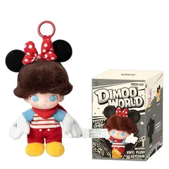 POP MART DIMOO WORLD × DISNEY シリーズ ぬいぐるみキーチェーン【1ピース】 ポップマート ガチャガチャ ブラインド ボックス フィギュア プラモデル プレミアム おもちゃ PVC ソフビ オリジナル キャラクター 誕生日 プレ 0