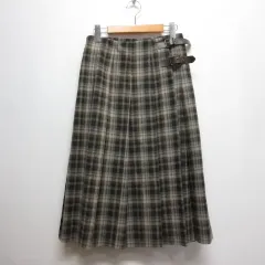 ヨシエイナバ　ラム革￼ パンチング　ロングスカート￼ 美品☆ 2025年最新】yoshie inaba レディース ロングスカートの人気アイテム