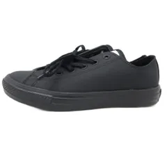 コンバース CONVERSE オールスター ライト WR SL OX ラバースニーカー シューズ 靴 防水 軽量 黒 ブラック 24.5cm