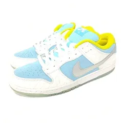ナイキ NIKE DH7687-400 DUNK LOW PRO QS ダンク ロー プロ クイックストライク FTC銭湯 28.5cm ライトブルー 白 イエロー A1210のサムネイル