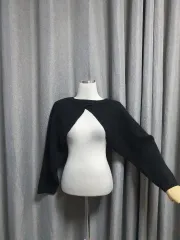 レイヤード ブラック ニット